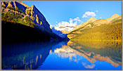 Lake Louise On Calm Morning