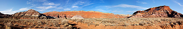 4 Formations Around Paria Town Pano