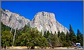 El Capitan from valley floor.