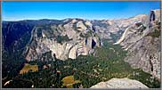 Looking down to Yosemite Valley from Glacier Point.