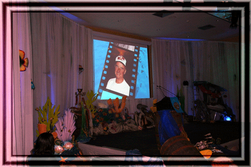 Carl's Bio presented at ceremony