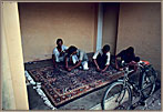 Children Weaving Persian Carpet