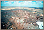 Flying Over Opal Mines