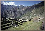 The only road to Macchu Picchu