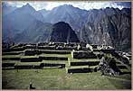 Visitors Dwarfed By Ruins