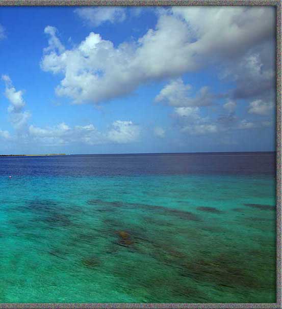 Right side of Bonaire at Habitat.