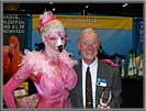 Flamingo And Carl Roessler Waist Up.