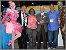 Flamingo Gal Leslie Leaney Bonaire Rep CRoessler Wyland Geco.