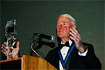 Carl delivers speech!