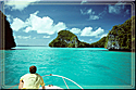 Riding thru Palau's garden islands