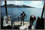 Diving From Kimiuos Landing Craft