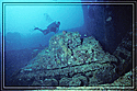 Diver with tank on San Francisco Maru
